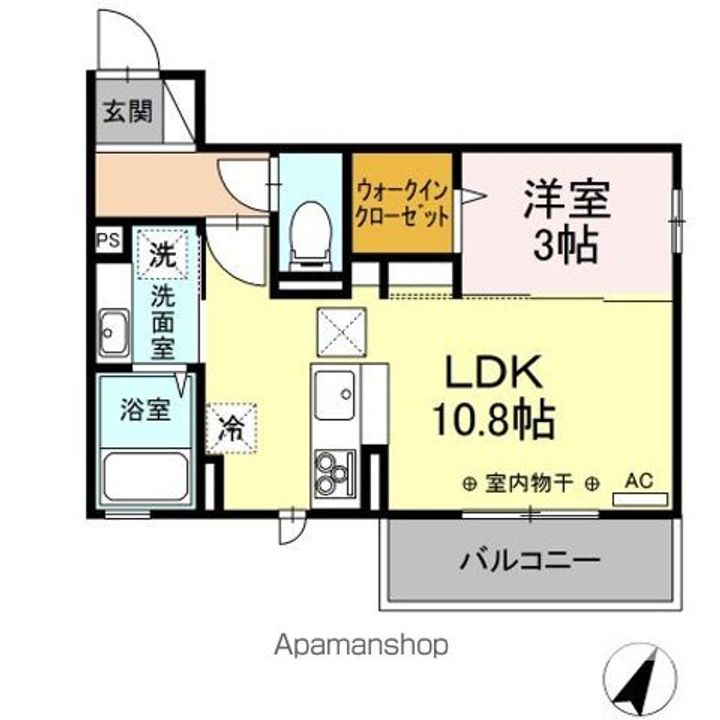 グランスクエア Ⅱ番館の間取り
