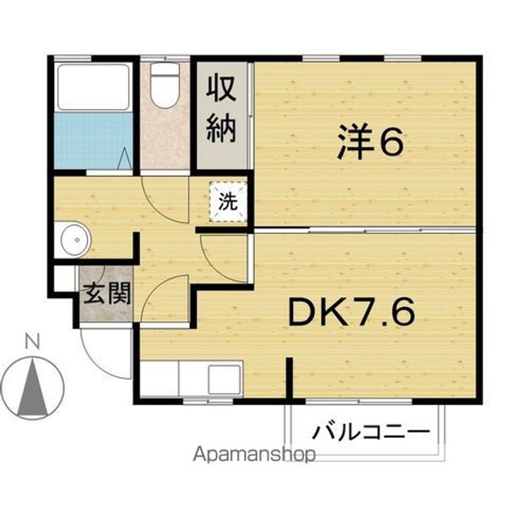 アビタシオン岩切202の間取り