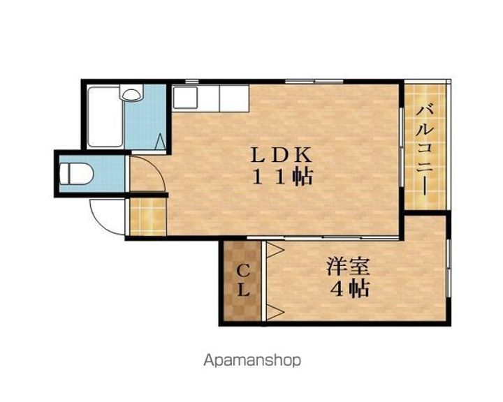 レジデンス・アムール403.の間取り