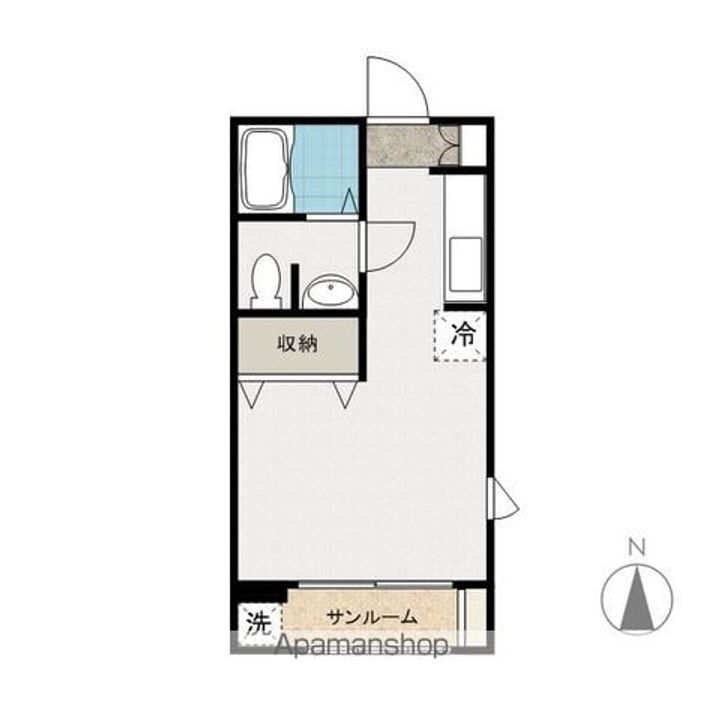 カーサみねき102の間取り