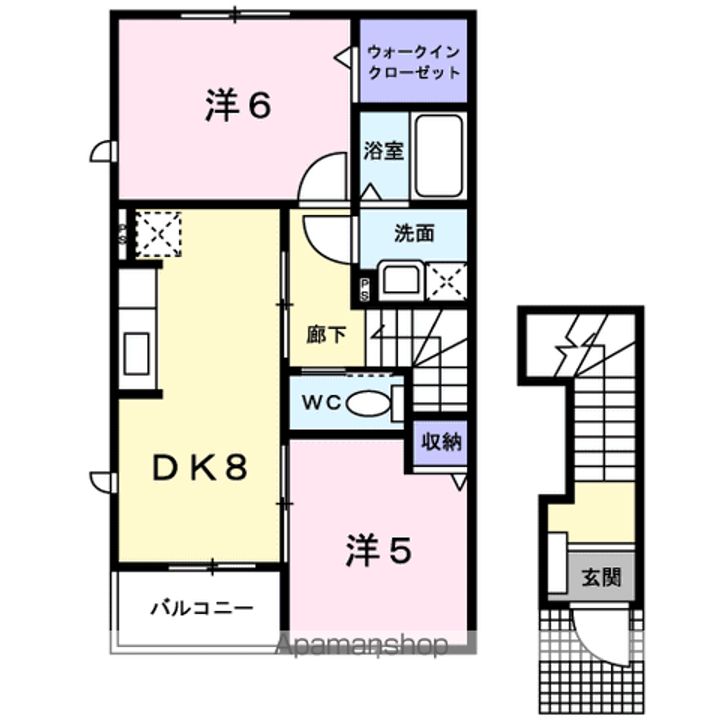ソアリオン悠Bの間取り