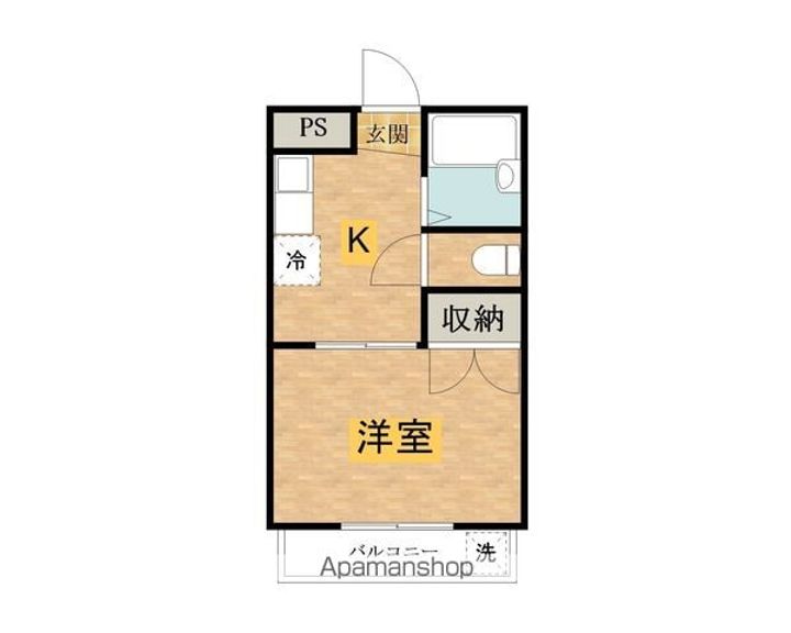 パルめじろ台西館の間取り