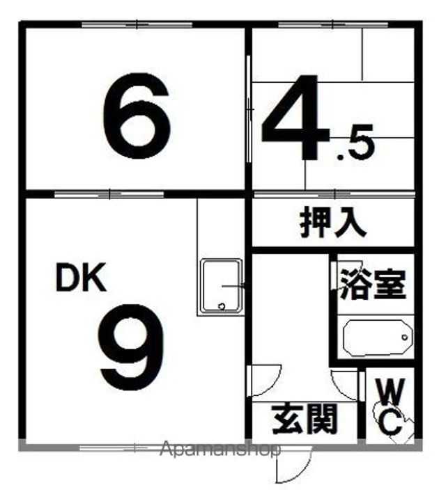 寿マンション102の間取り