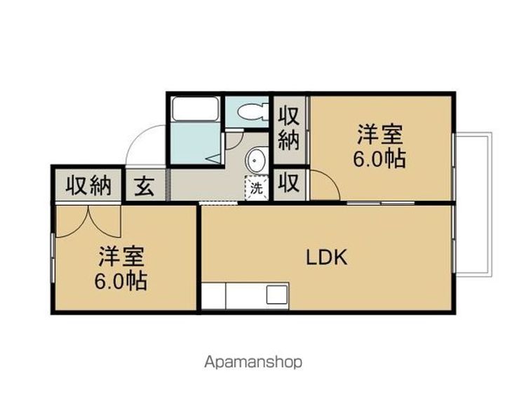 サニーヒルA202の間取り