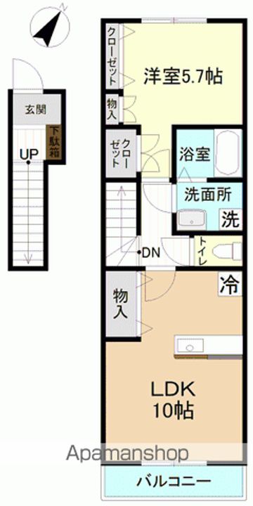 隆仁201の間取り