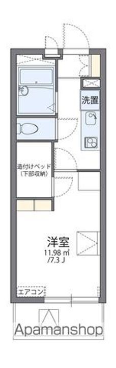 レオパレスアリーナレジデンスの間取り