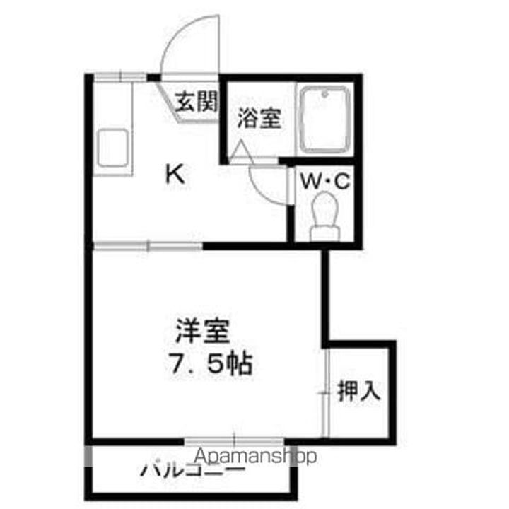 メゾンアールⅡの間取り