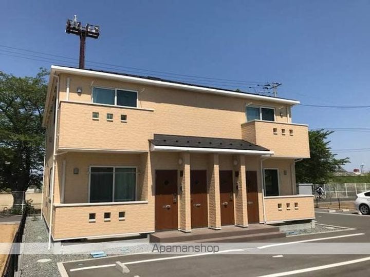 福島県郡山市安積町日出山字新鍬の賃貸アパートの外観