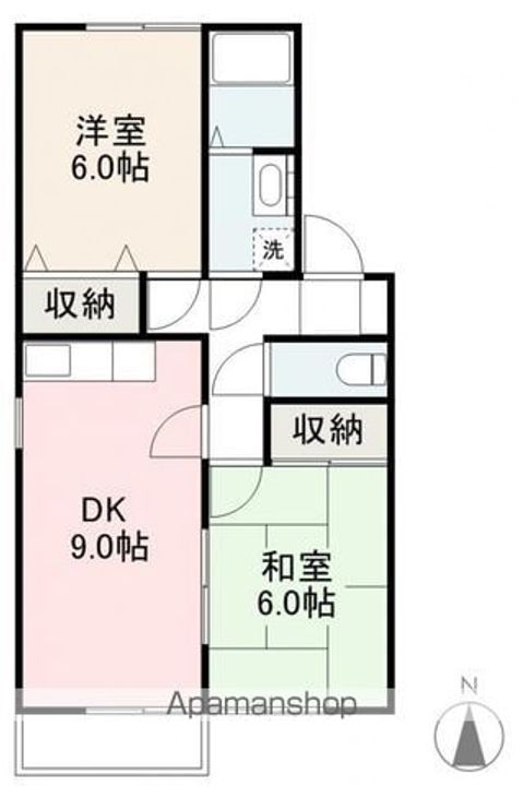 センチュリー香西A棟102の間取り