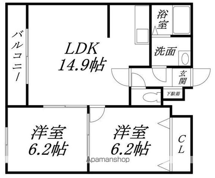 メモリーベル102の間取り