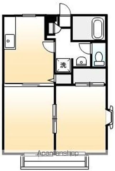 サンライフわかば101号室の間取り
