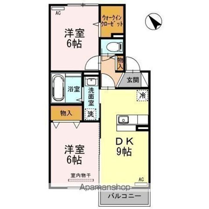 シャルマンドール203の間取り