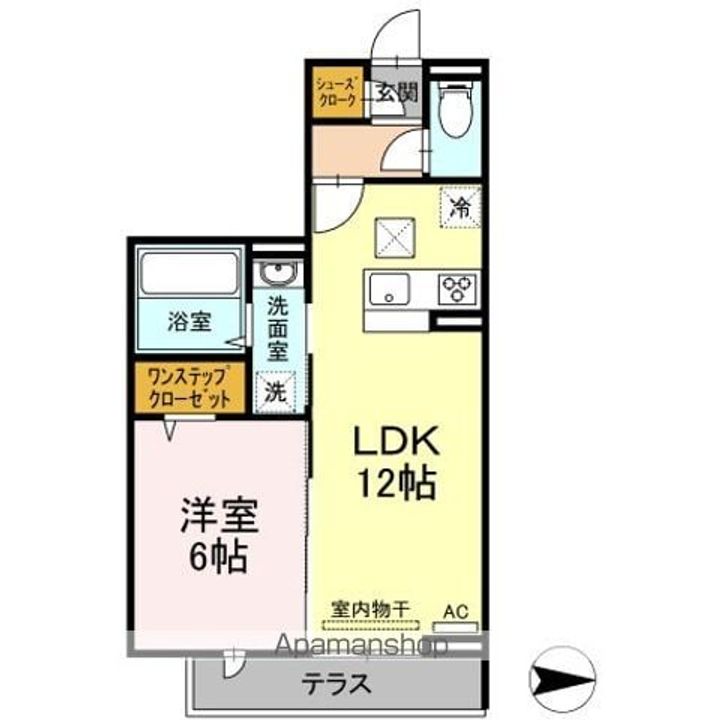 東京都杉並区井草3丁目の賃貸マンションの間取り