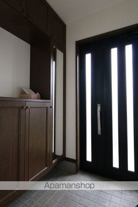 広島県福山市平成台(一戸建)の賃貸物件の玄関