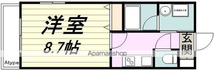 エルスタンザ仙台駅東1201の間取り