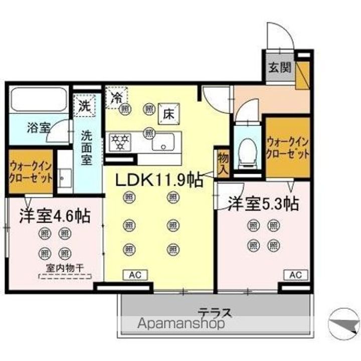 スリーレイヤー柏の葉(THREE LYAER柏の葉)の間取り
