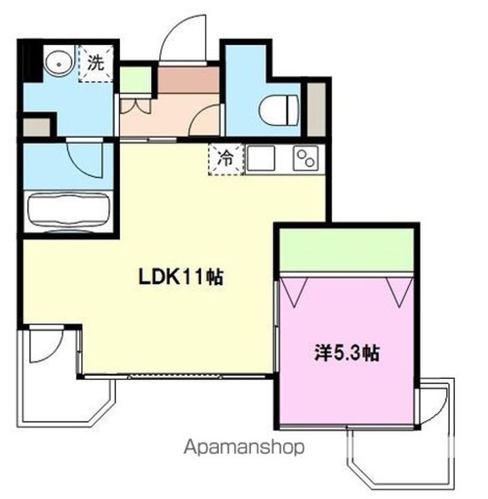 フェリシダ五橋の間取り