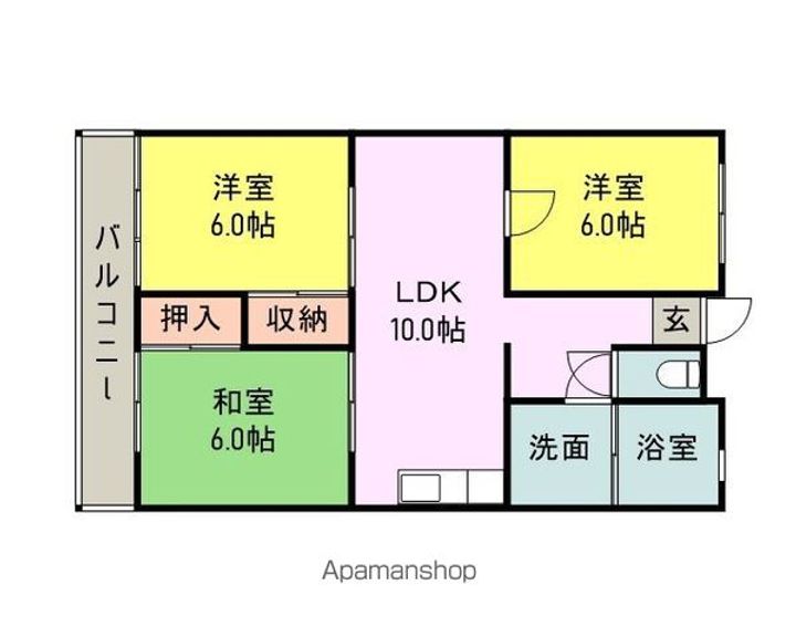 MARKSFORT津福の間取り