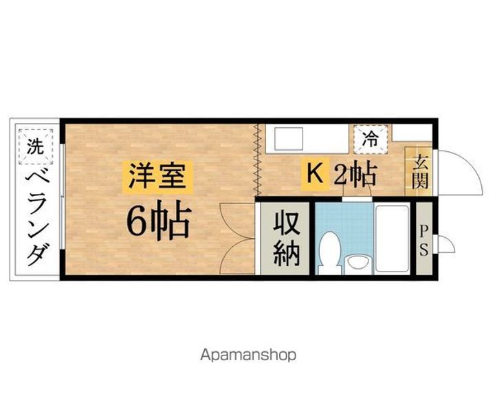 グリーンプラザ滝山113の間取り