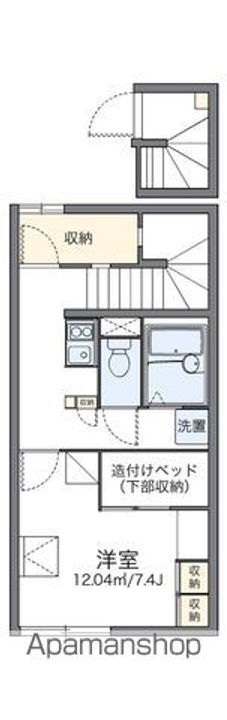 レオパレスハピネス2210の間取り