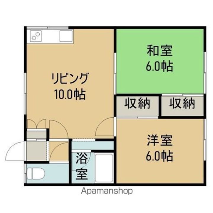 純パレス881の間取り