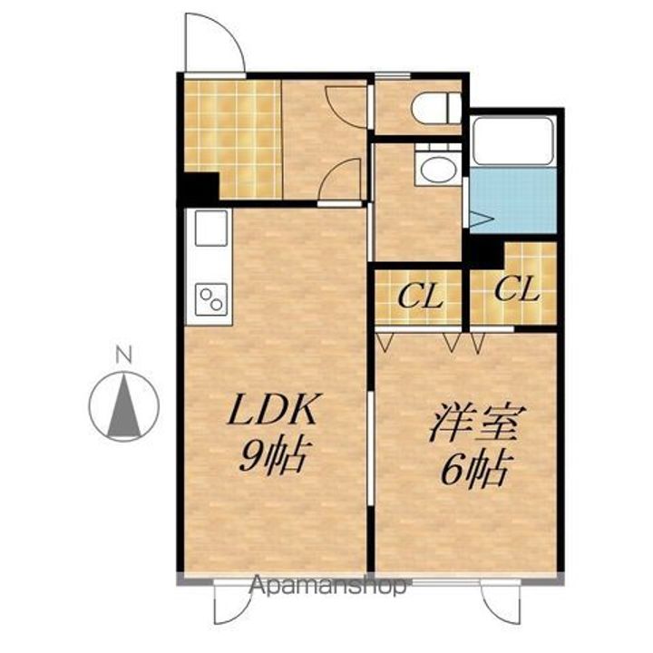 コーポ柏の間取り