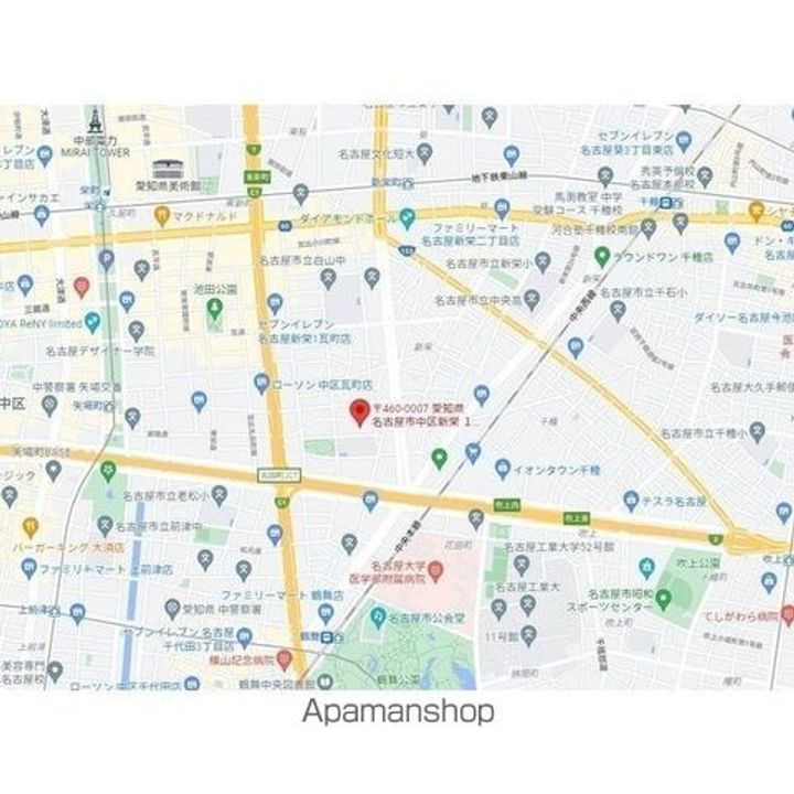 愛知県名古屋市中区新栄1丁目の賃貸マンションのその他画像