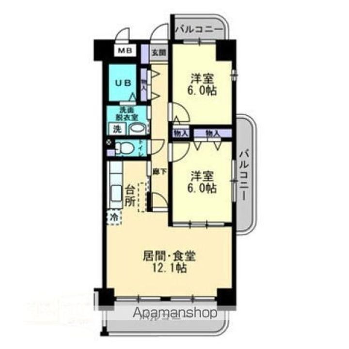 メゾンプロスペール303の間取り