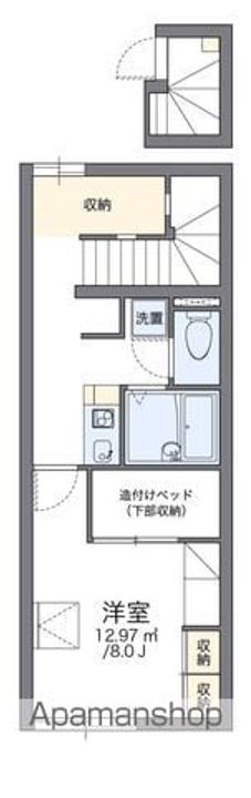 レオパレス山岸Ⅱ201の間取り