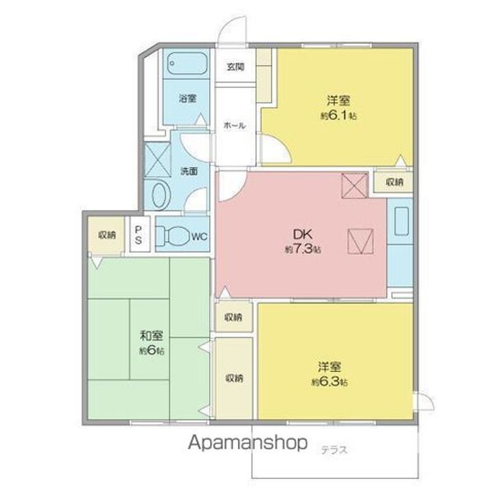 ファーストプレイスⅡの間取り