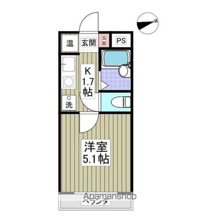 インティメイトハイツの間取り