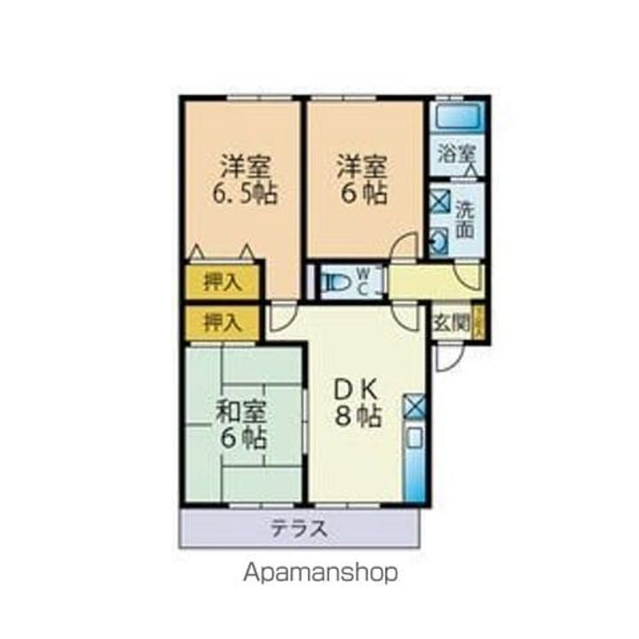 サンガーデン笹原 B棟の間取り