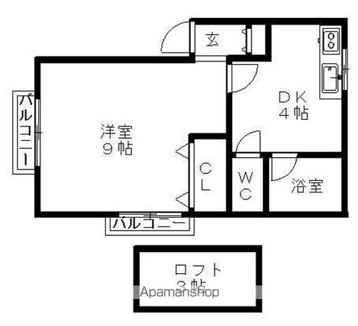 シンエイハイツAの間取り