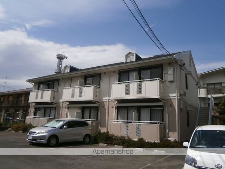 東京都日野市神明1丁目の賃貸アパートの外観