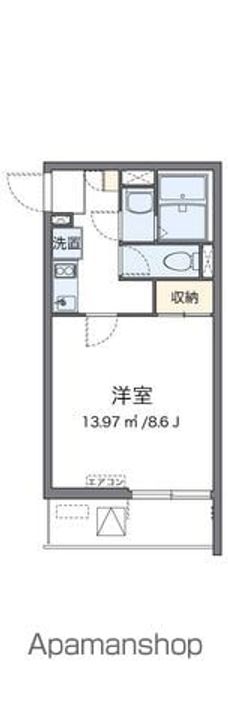 クレイノSMALLRIVERⅡの間取り