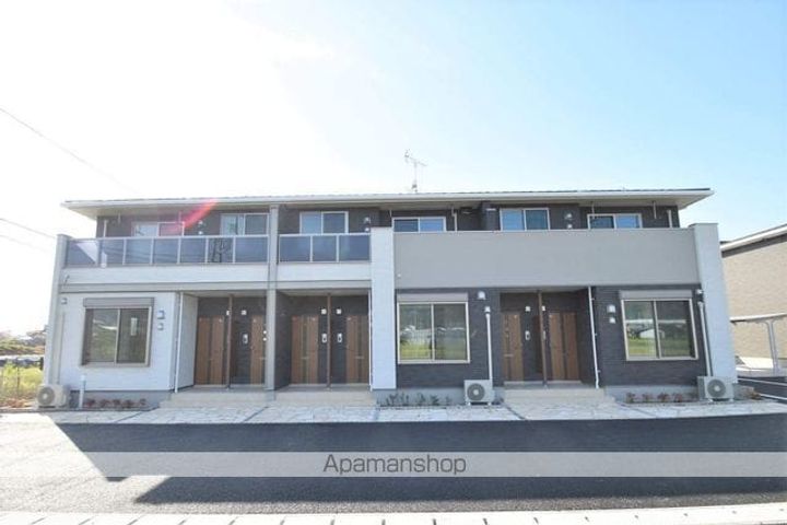 熊本県八代市井上町の賃貸アパートの外観