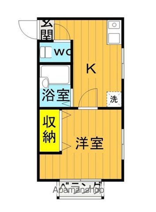 ニューハイツ舘Ⅱ201の間取り