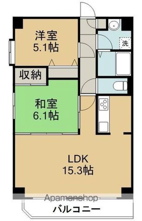 グレンパレスOKINOの間取り
