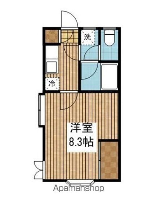 クレセント紫竹山101の間取り