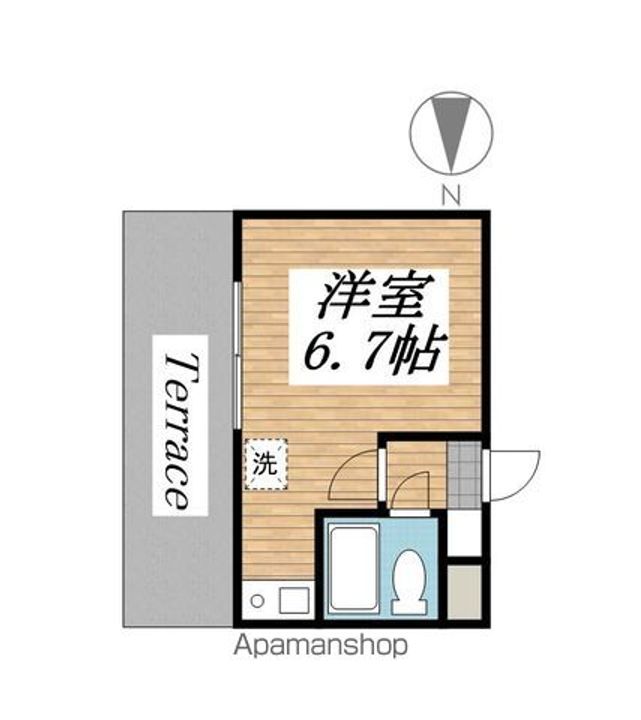 東京都杉並区堀ノ内3丁目の賃貸マンションの間取り