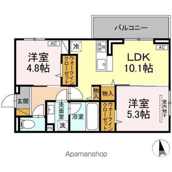 ルボワ エストの間取り