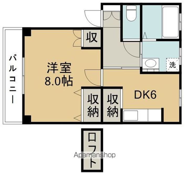 ナヴィール萩1号館の間取り