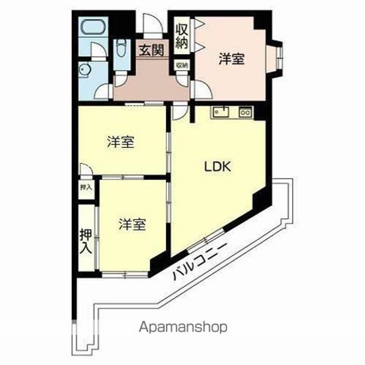 グランディ白鷺の間取り