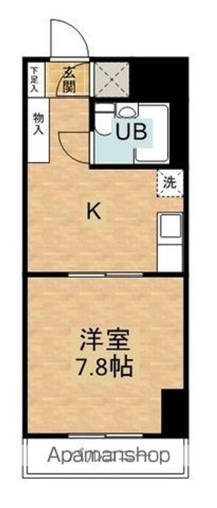 コープ野村万代の間取り