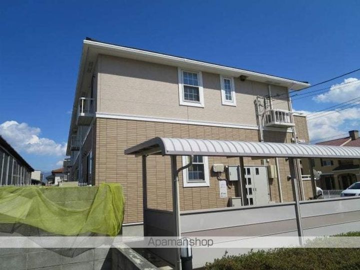 山梨県笛吹市石和町井戸の賃貸アパートの外観