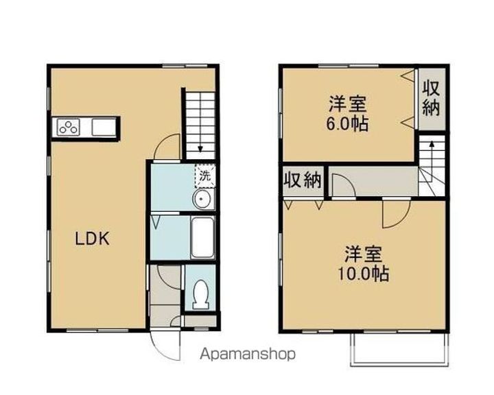愛媛県今治市桜井(一戸建)の賃貸物件の間取り