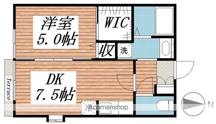 パル平泉の間取り