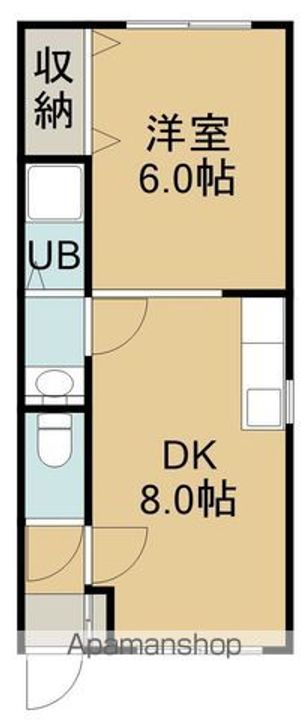 デミオ山の手(デミオヤマノテ)101の間取り
