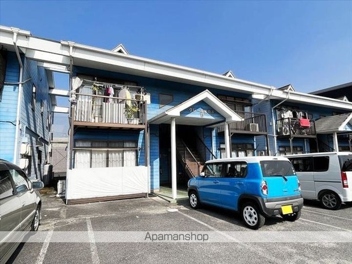 岡山県笠岡市美の浜の賃貸アパートの外観