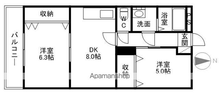 ヴィラ東宮の間取り